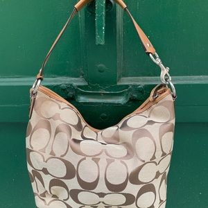 Brown Coach Shoulder Purse
